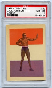 1956 Adventure JACK JOHNSON JABBER #32 PSA NM - MT 8