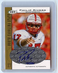 2004 PHILIP RIVERS Authentic Autograph A-17 SAGE