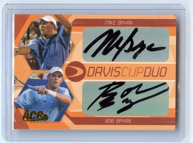2007 ACA Authentic Authograph Mike Bryab, Bob Bryan 29/50