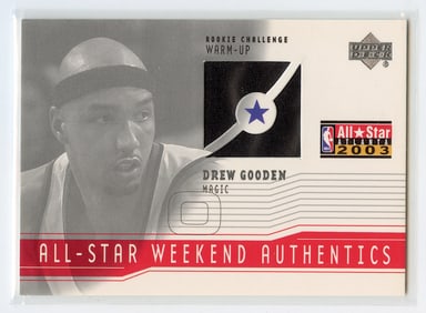 DREW GOODEN 2003-04 Upper Deck All-Star Weekend Authentics