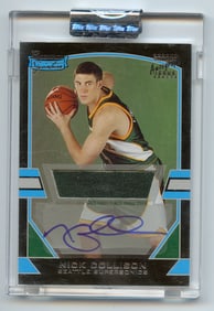 2003-04 Bowman Signature Nick Collison Rookie #105 0461/1250 Supersonics