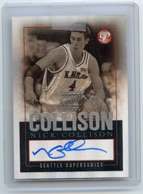 2003 Upper Deck Signs of Success Nick Collison Autograph Basketball Card