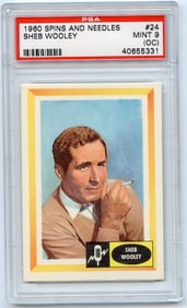 1960 Spins And Needles #24 Sheb Wooley PSA Mint (OC)