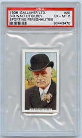 1936 Gallaher Ltd. Sir Walter Gilbey PSA EX-MT 6 Sporting Personalities