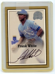 2000 Frank White Fleer Autograph Baseball Card