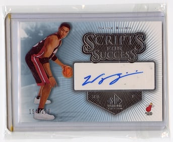 2005 - 2006 WAYNE SIMIEN Scripts For Success Autograph Card 154/200