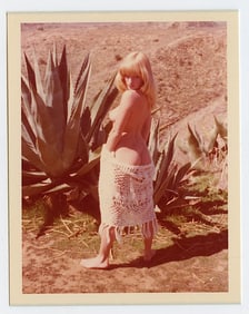 Pin Up Kodak Print Photo Naturalism Nude 3.5" x 5" Ca 1970s - 1990s