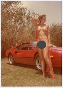 Pin Up Kodak Print Photo Naturalism Nude 3.5" x 5" Ca 1970s - 1990s