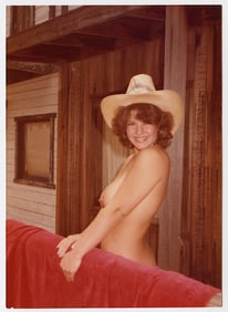 Pin Up Kodak Print Photo Naturalism Nude 3.5" x 5" Ca 1970s - 1990s