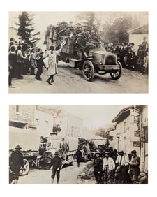 Pair Museal Iconic Photos Troops WW1 Ca. 1910s