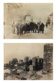 Pair Museal Iconic Photos Troops WW1 Ca. 1910s
