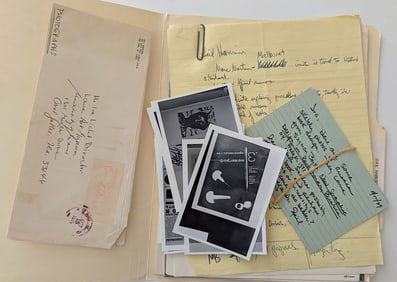 Author GAIL HARRISON Ephemera, Photographs, Letters with Mr. Ira Licht