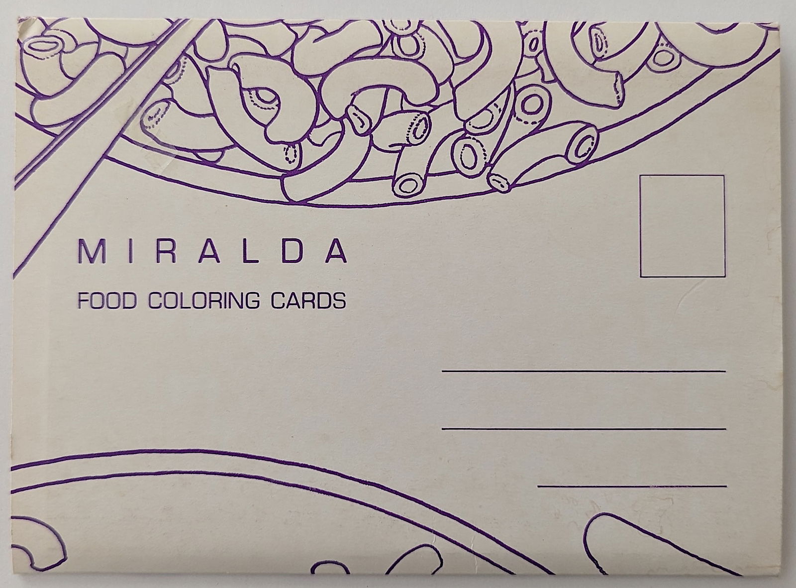 ANTONI MIRALDA (1942-) Food Coloring Cards Art Lithos Prints (1 of 5)