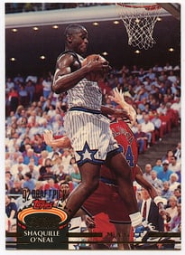 SHAQUILLE O'NEAL 1991-1992 #247 Topps Stadium Club