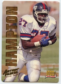 1993 RODNEY HAMPTON #27Hi-Pro #36G New York Giants
