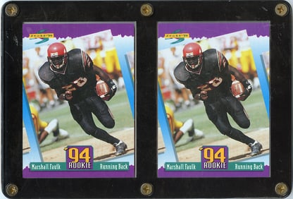 Pair 1994 MARSHALL FAULK Rookie #277