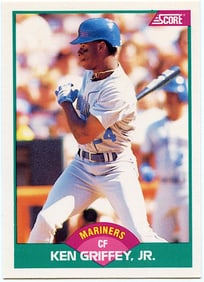 1989 KEN GRIFFEY, JR. Score #100T M's