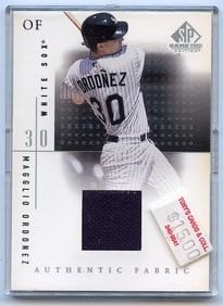 2001 Upper Deck #MO Authentic Fabric MAGGLIO ORDONEZ Sox