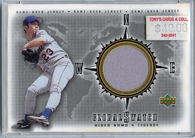 2001 Upper Deck #GS-HN Game Used Jersey HIDEO NOMO