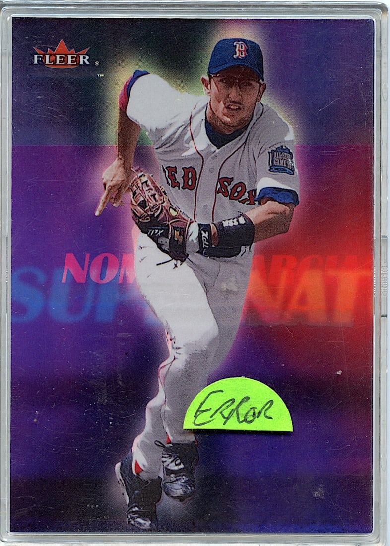 2000 Fleer ERROR CARD Boston Red Sox NOMAR GARCIA PARRA (1 of 2)