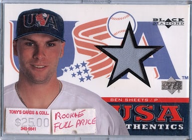 2000 Upper Deck BEN SHEETS Baseball Jersey #140
