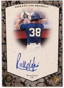 1997 RICKY LEDEE #RL Autograph Yankees Top Prospect