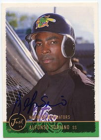 1999 ALFONSO SORIANO #137 Autograph