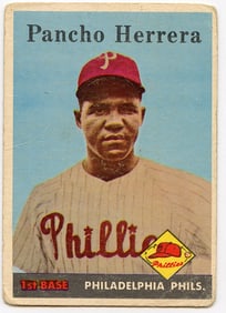 1958 PANCHO HERRERA Topps #433 Phillies