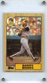 1987 Topps #320 BARRY BONDS Pirates (Misprints)