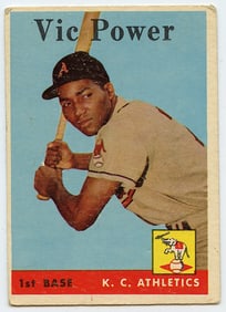 1958 Topps #406 VIC POWER