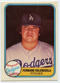 1981 FERNANDO VALENZUELA FLEER #140 Dodgers