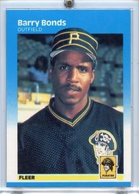 1987 Fleer #604 BARRY BONDS Pirates