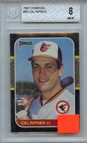 1987 Donruss #89 CAL RIPKEN Beckett 8 NM-MT