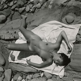 ANDRÉ DE DIENES Vintage Photo 1950s-1960s Nude Study