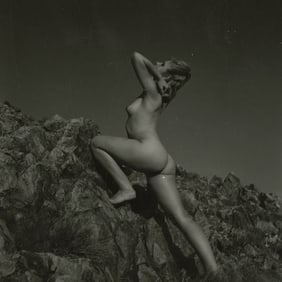 ANDRÉ DE DIENES Vintage Photo 1950s-1960s Nude Study