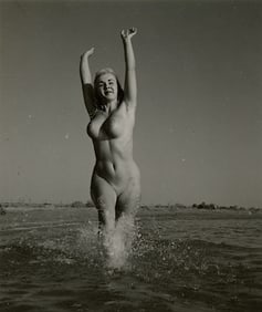 ANDRÉ DE DIENES Vintage Photo 1950s-1960s Nude Study