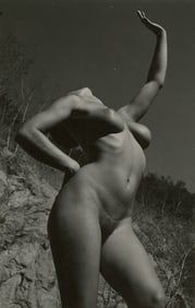 ANDRÉ DE DIENES Vintage Photo 1950s-1960s Nude Study