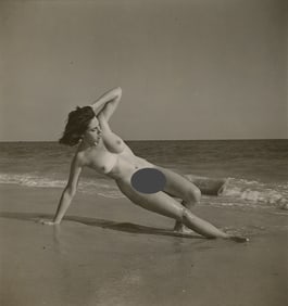 ANDRÉ DE DIENES Vintage Photo 1950s-1960s Nude Study
