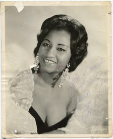 CELIA CRUZ Autographed Photograph Scarce Collectors