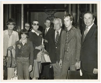 PRINCE RAINIER AND FAMILY Photograph w/PROVENANCE Scarce