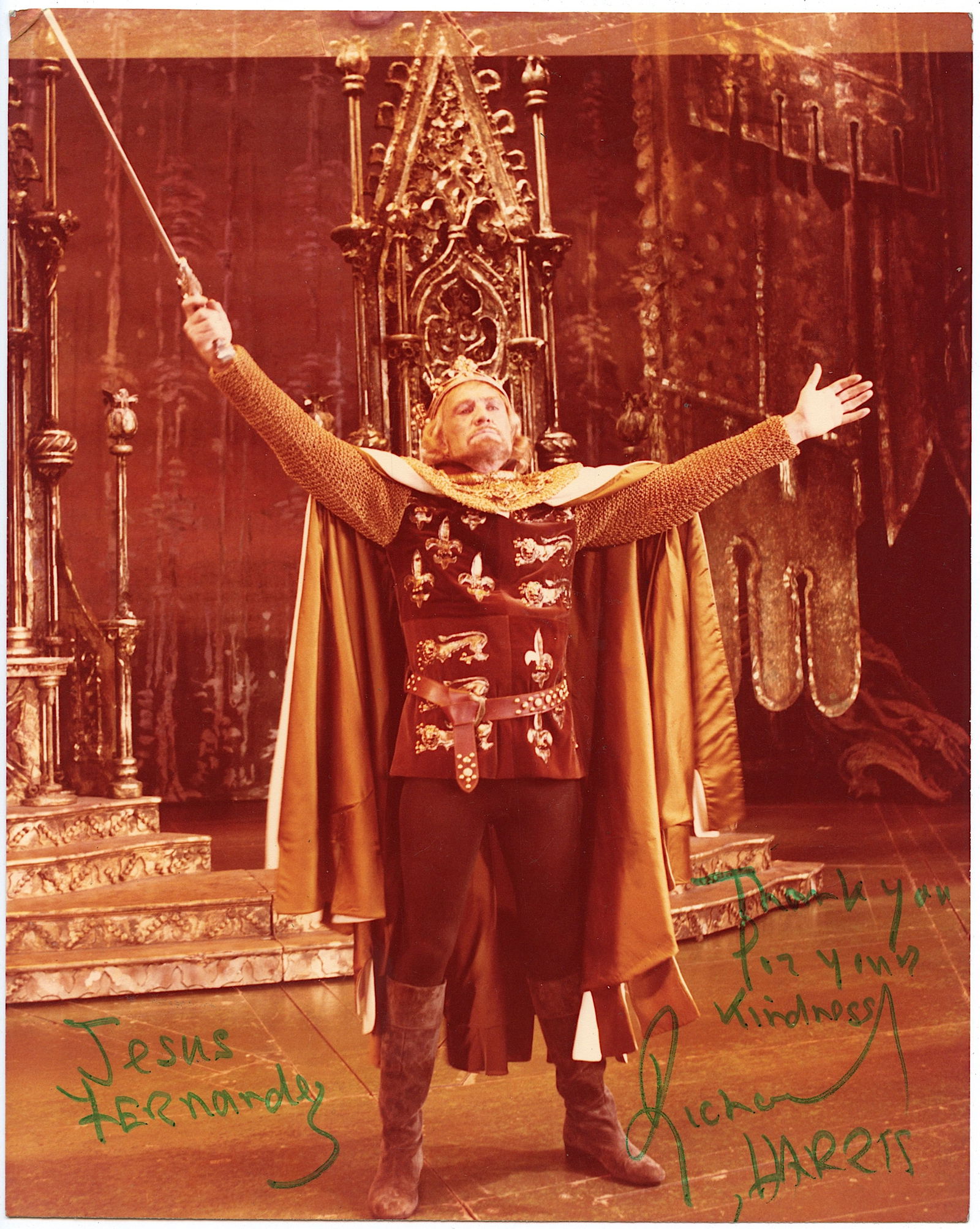 RICHARD HARRIS Autographed Photograph Scarce Collectors (1 of 2)