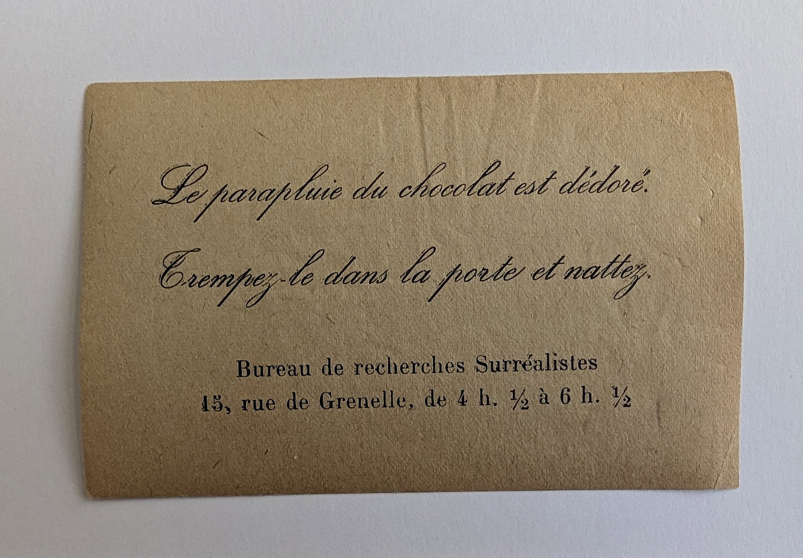 Surreal Butterflies Printed in 1924 Bureau of Surrealist Research: The provenance of this lot is from the estate of a deceased formal art collector in Miami, FL. The dimensions are Approx. 2.5" x 4". Please see all the included images to read all related information 