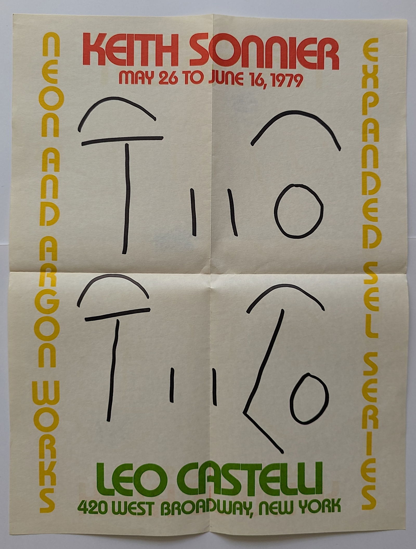 KEITH SONNIER - POSTER LEO CASTELLI NEW YORK 1979 (1 of 1)