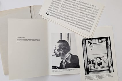 Art Ephemera MARCEL DUCHAMP'S NOTES - FSU, 1985