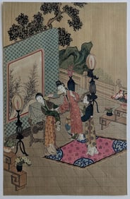 Antique / Vintage Japanese WoodBlock Print Signed