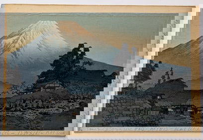 Antique / Vintage Japanese WoodBlock Print Signed