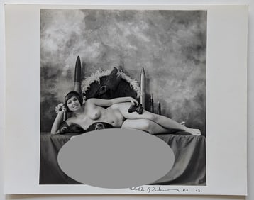 RUDOLF RADLINGER Signed Photograph Female Theatrical Nudism