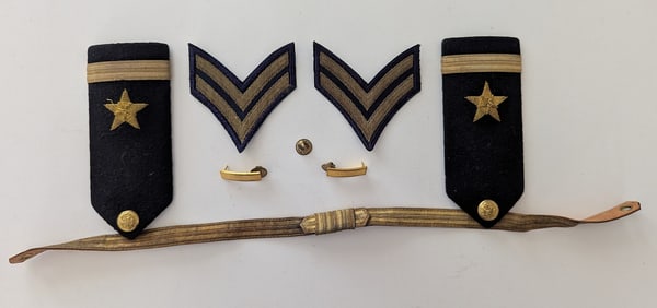 Authentic Vintage Set American Military Insignias