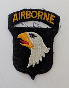 Original American Military Patch US Army 101st WW2 Airborne
