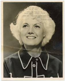 Original Vintage PIN UP Photo Estate BUNNY YEAGER 10" x 8"